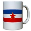 SFR Jugoslawien Sozialistische Föderation Republik Flagge Fahne - Tasse #12917