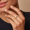 PATISORNA 14K Gold Filled Rings Stacking Rings for Women Stackable