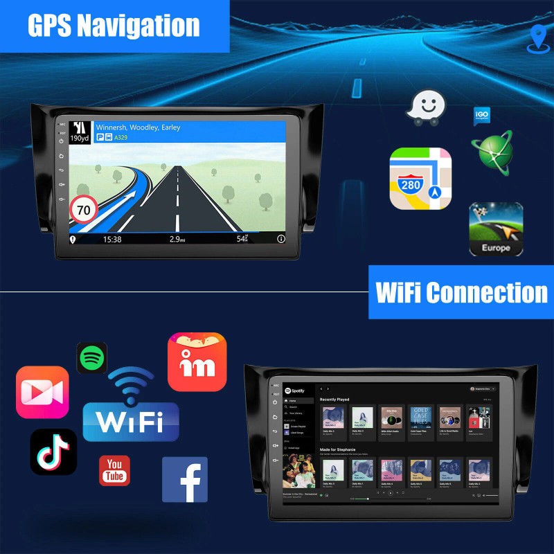 Fortdows Apple CarPlay For 2012-2019 Nissan Sentra Sylphy Android 13