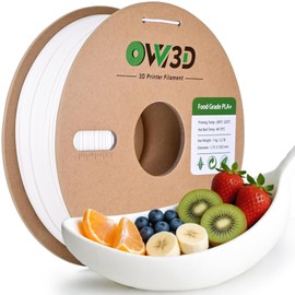 OVV3D PLA Food Safe Filament 1.75mm 1kg PLA+ Food Grade 3D Printer Filament