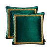 DezignicoHome Decorative Velvet Throw Pillow Covers for Sofa Couch Bed