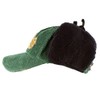 Morehats California Corduroy Baseball Trapper Cap Adjustable Hat - Green