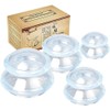 Cupping, Sucking Ball Cupping, 5 Pieces, Transparent (1*2.95 in +