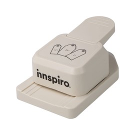 INNSPIRO 3 in 1 Label Punch Classic 3 in 1 Tag Punch for Scrapbooking DIY Craft Card Making