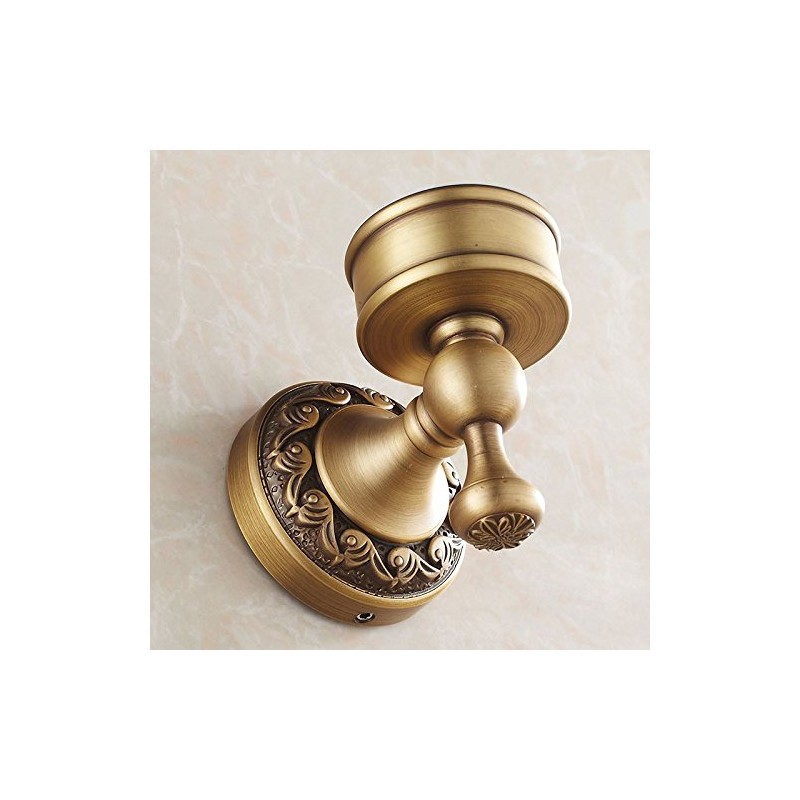 Antique Brass Bathroom Sink Soap Dish with Wall Mounted Ceramics