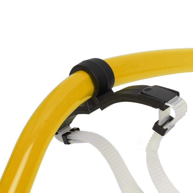 Swimming Snorkel Reduced Drag Silicone Swimming Breathing Tube with Adjustable