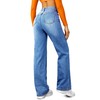 FUNUCA Straight Leg Jeans for Women,High Waisted Wide Leg Loose