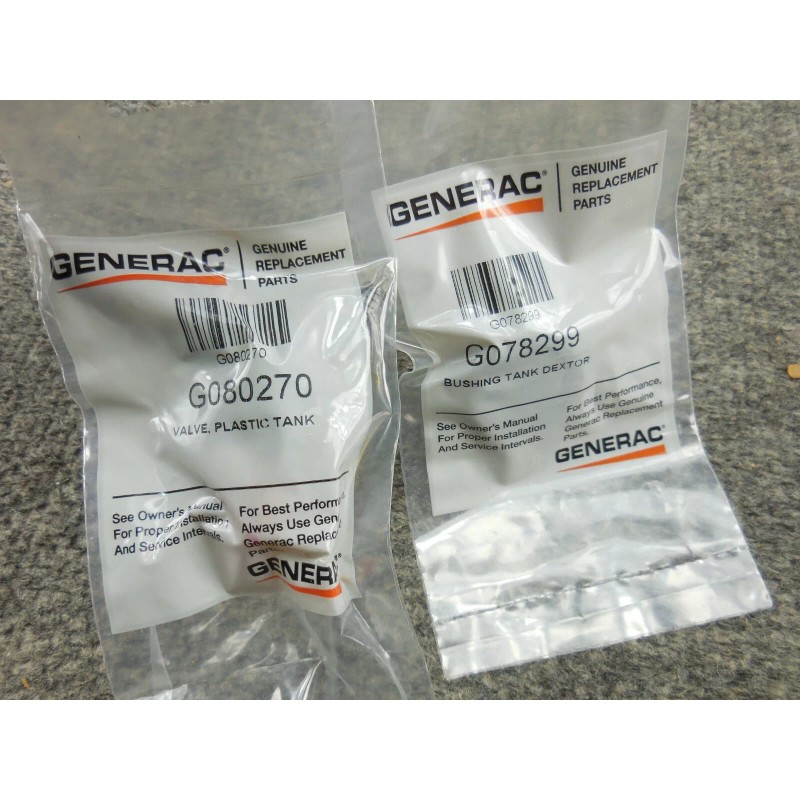 Generac Factory Genuine OEM Generac G080270 Gas Tank Valve &