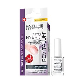 Eveline after hybrid manicure nail hardener revitalum nail conditioner 12 ml