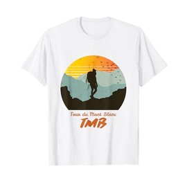 Tour du Mont Blanc (TMB), Female Hiker T-Shirt