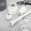 sourcing map 2 Pcs UPVC Reducer Pipe Fitting, 1-1/2"x1-1/4 PVC