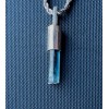 Unbranded tourmaline indicolite blue natural crystal rough pendant necklace