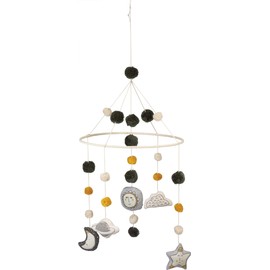 Primitives by Kathy Baby Hanging Mobile, 12" Diameter, Galaxy