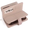 UTO Women Wallet Leather Vegan RFID Blocking Large Capacity 15