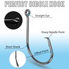 Fishing Hooks Kit Saltwater Freshwater Circle Hooks High Carbon Steel