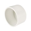 sourcing map 50mm PVC Pipe Cap Fitting, Slip Socket External
