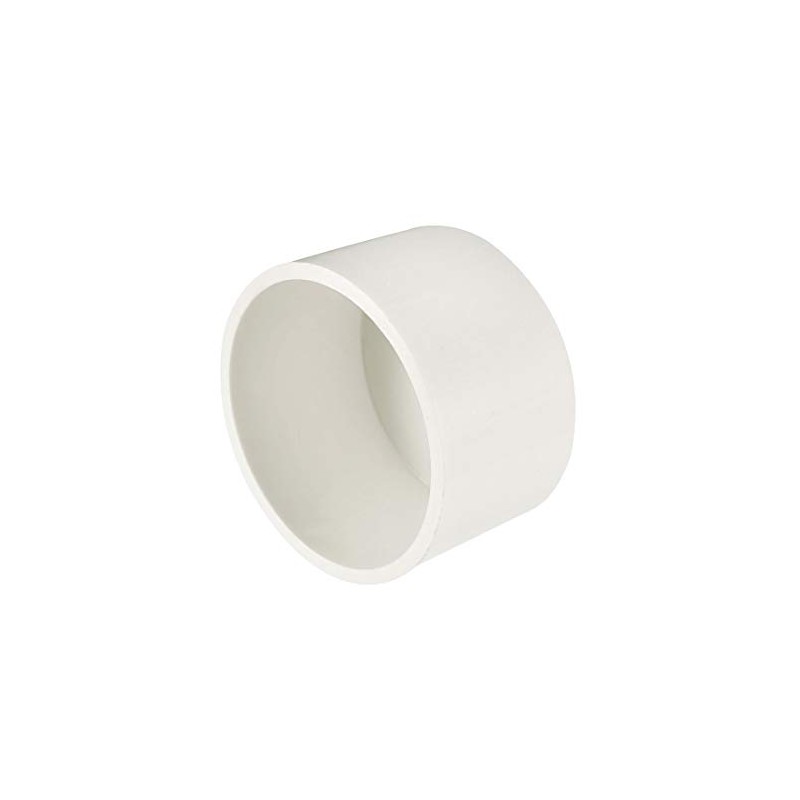 sourcing map 50mm PVC Pipe Cap Fitting, Slip Socket External