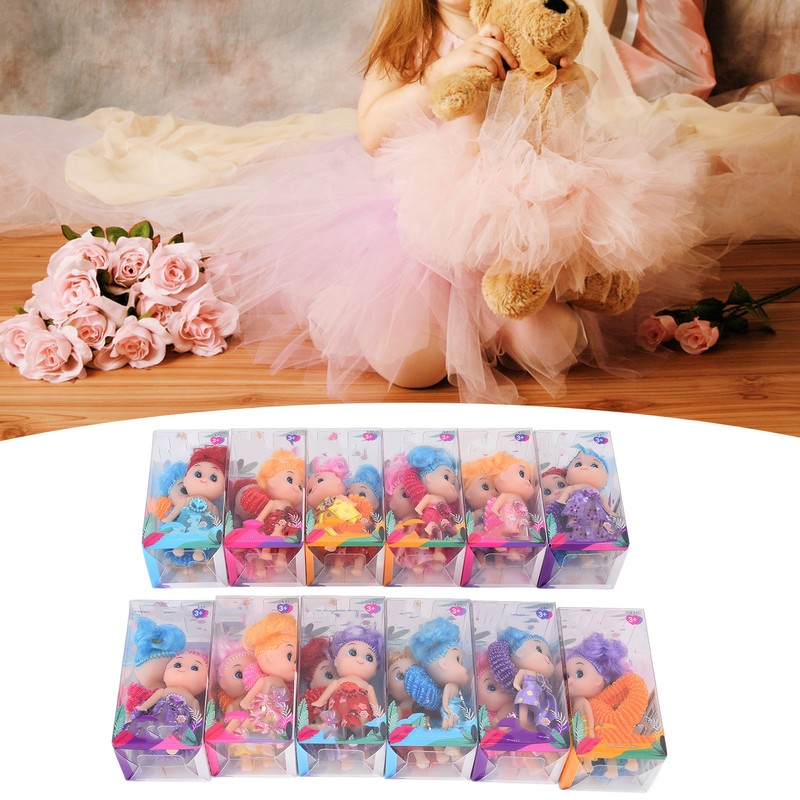 24pcs Mini Doll Children Kid Exquisite Unique Girl Doll with
