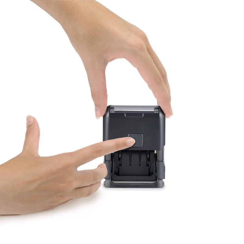 Trodat Printy 4750 / L7 date and Text, booked, Black