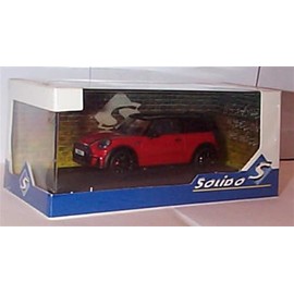 Solido B.M.W MINI C00PER JCW F56 2023 Red Black Trim vehicle 1:43 scale diecast model