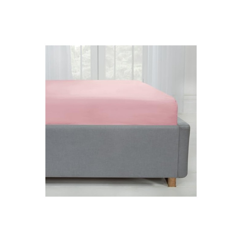 Emma Barclay Lyla Fitted Sheet in Blush Pink - King