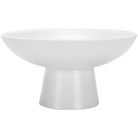 Kichvoe Ceramic Serving Dish Small Centerpiece Footed Dessert Bowl Decorative Pedestal Bowl for Fruit Snack Nut Candy (4.7X4.7X2.4in)