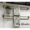 Ikea HULTARP Kitchen Bath Rail (Only) Rod Steel, Polished Brass