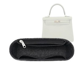 Lckaey purse organizer for kelly 35 insert laptop organizer kelly bags insert Purse Y074black-L