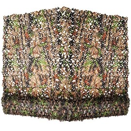 Yeacool Camouflage Netting,Military Camo Tarp Mesh Net,Great for Party Decoration,Duck Hunting Blind,Car Cover(Camo Bionic Leaves 32.8ftx5ft)