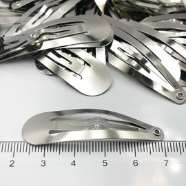 BEAUTY PLAYER Hairpin DIY Hair Clip Patching Pin Hinamatsuri Festival About 50 Pieces Hairpin Hair Clip Metal Accessories Parts Silver DIY Material Handmade Handicraft Basic Parts Hobby Commercial Use Adult Children