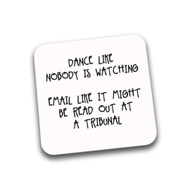 Rib Ticklerz - Funny Office Email Coasters Novelty Hilarious Humour Gift Colleague Secret Santa Work Office Joke Banter Friends Birthday DC233