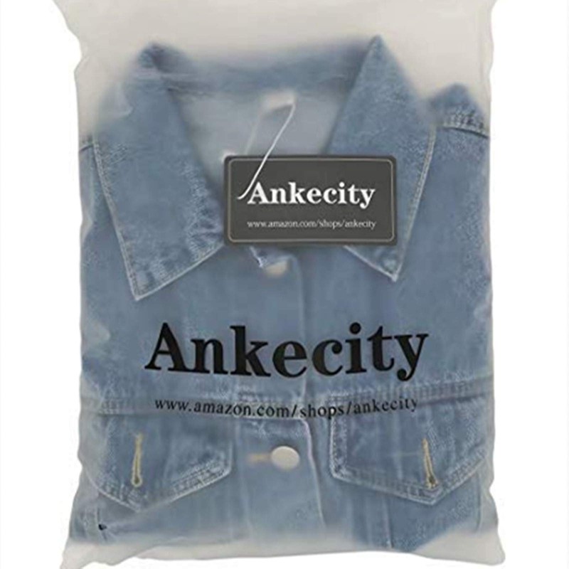 Ankecity Women's Boyfriend Denim Jackets Oversized Blue Jean Coats Long
