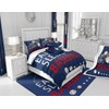 Feelyou Kids Baseball Gaming Sheet Set Twin Size Navy Blue