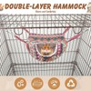 Taicols Small Pet Cage Hammock, Soft Pet Bed for Hanging,