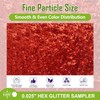 Eupheng 0.025" 6 Colors Glitter for Soft Plastic Lure Making,