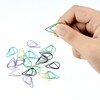 50Pcs Small Golden Paper Clips, Water Drop-Shaped Paperclips Bookmarks for