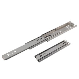 Coshar 1 Pair 8 Inch Stainless Steel Drawer Slides Side Mount Heavy Duty Full Extension Ball Bearing Drawer Slides for Dresser, Kitchen Cabinet, 8 Inch Stainless Steel Enhanced