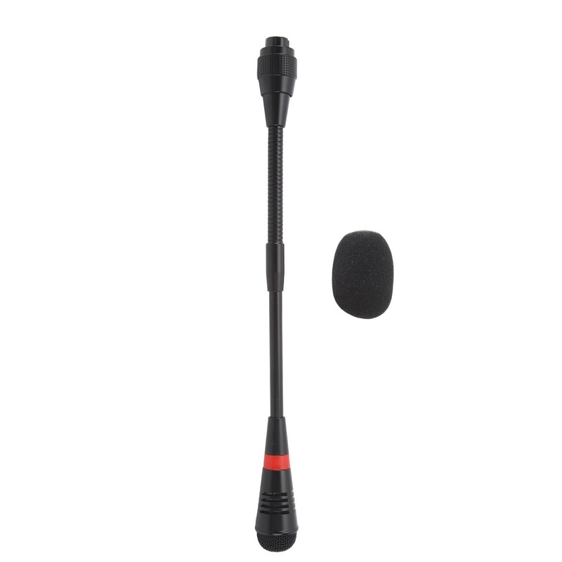 Gooseneck Microphone Clear Sound Transmission 25CM Gooseneck Podium Microphone for