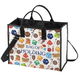 WZMPA Dungeon Dice Survival Kit Dungeon Master Gift Bag Of Holding Cosmetic Zipper Pouch Bags For D20 RPG Merchandise (Bag of Holding BG)