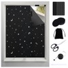 Scettar Blackout Fabric Sets, Blackout Roller Blind No Drilling, Portable