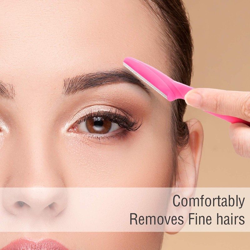 12 Pieces Eyebrow Razor Shaper Shavers Trimmers for Women and