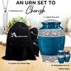 AmericUrn Set of 4 Funeral & Cremation Urn for Ashes