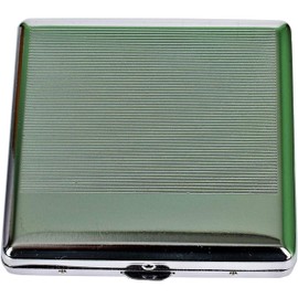 Zigarettenhalter Tragbare Clipschachtel Tragbare Zigarettenschachtel Silberfarbe Metallrahmen Silber Clipschachtel Elegante und raffinierte Accessoires für Geschäftsleute, Bis zu 18 Zigaretten