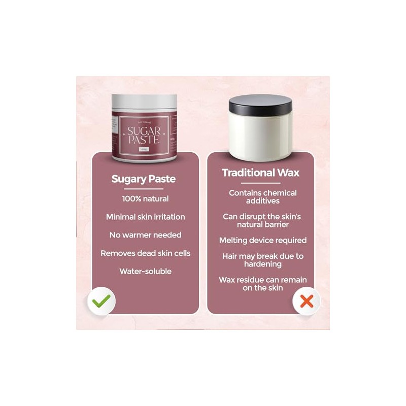 Strong sugar paste - hair removal sugaring for smooth skin