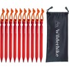 Wilderhike 10Pcs 18cm Aluminum Lightweight Outdoor Camping Peg Nail Stakes