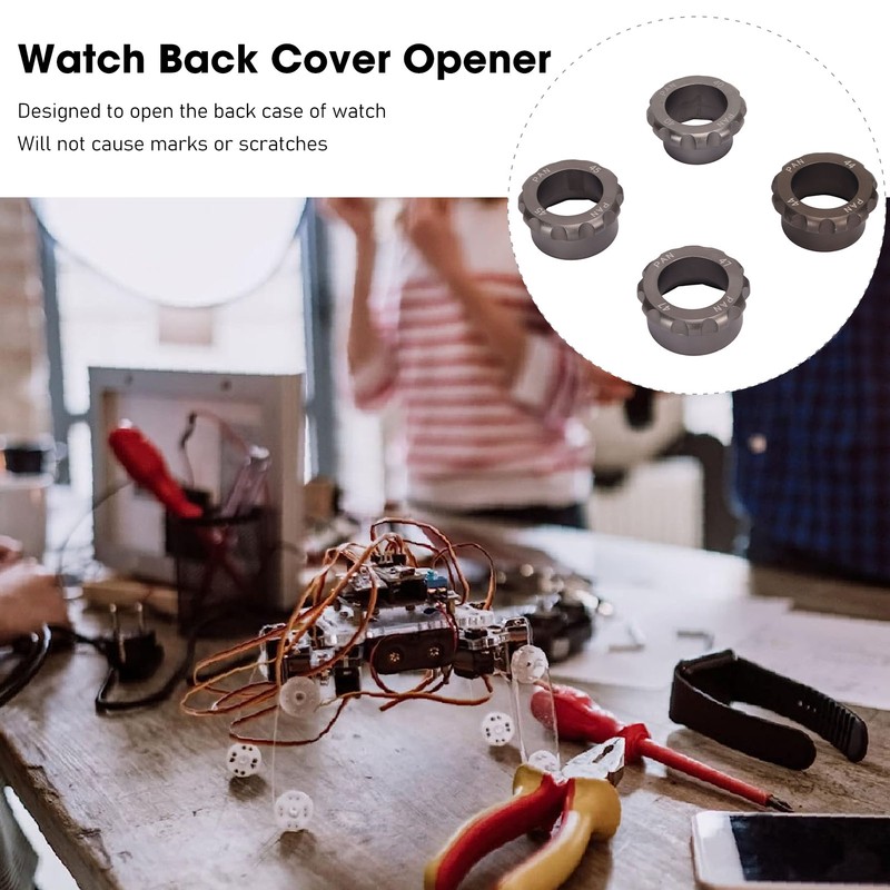 Watches Case Screw Back Opener 4 Models Steel Watch Back