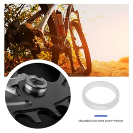 Be In Your Mind Pack of 10 Bicycle Chainring Bolts Spacers Washer Aluminium Alloy Double Ring for Single Seal for Bicycle Headset Chainring, 2 mm Thickness 10 mm Inner Diameter