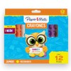 Crayones Jumbo Redondos Paper Mate 12 colores surtidos