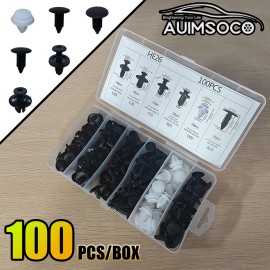 Unbranded For Mazda Nissan Set Bumper Fender Liner Push Type Retainer Clips Fastener 100x