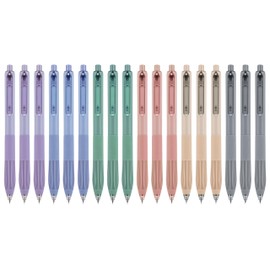 Linbsunne Gel Pens Black Ink Pens for Office 0.5mm Fine Point Pens Smooth Writing Retractable Work Pen (18-count)